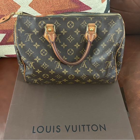 Louis Vuitton Handbags - authentic louis vuitton monogram speedy 30 bag